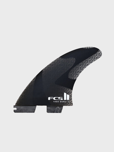 FCS II Yago Dora PG Tri Fins - Smoke – Lost Surfboards